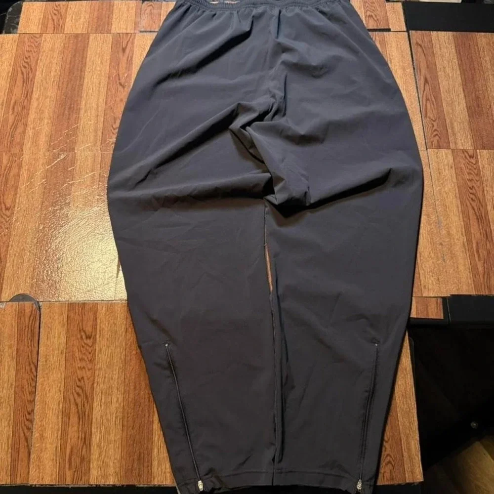 Nike Black Silver Vintage Retro Tech Sportswear Track Pants Large